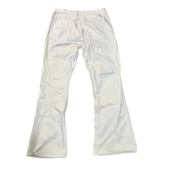 SUNDAY BEST Women's Dustin Low-Flare Jeans Size 10 In Unbleached - Picture 3 of 10